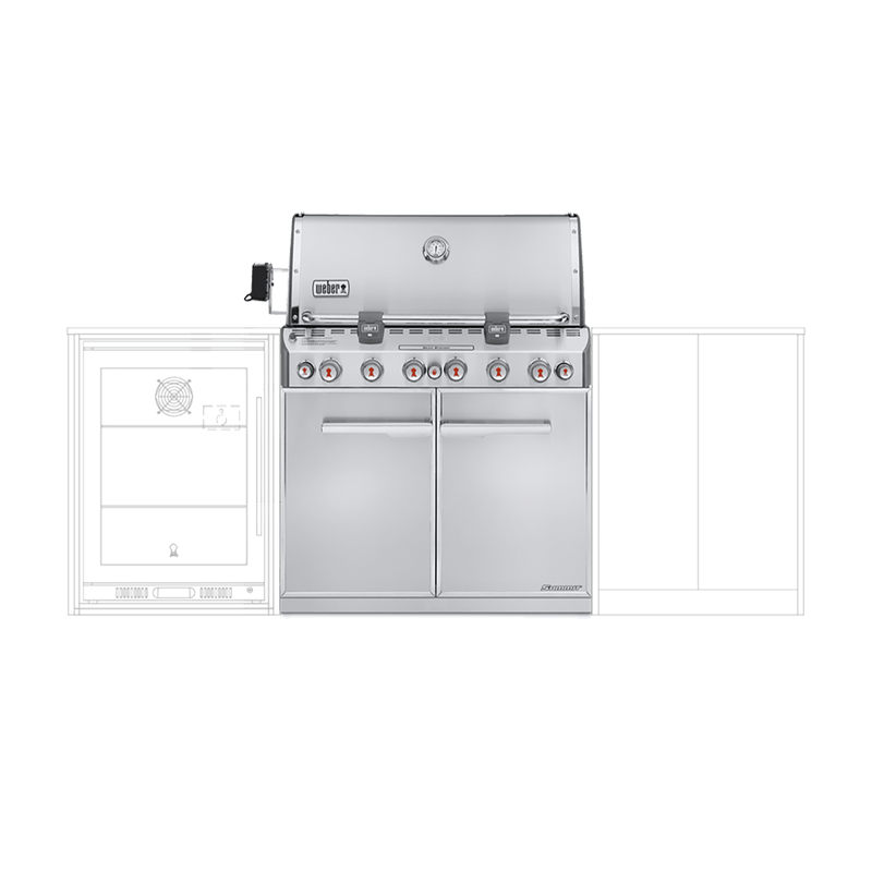 Summit® S-660 6-Burner Built-In Gas Barbecue (LPG)