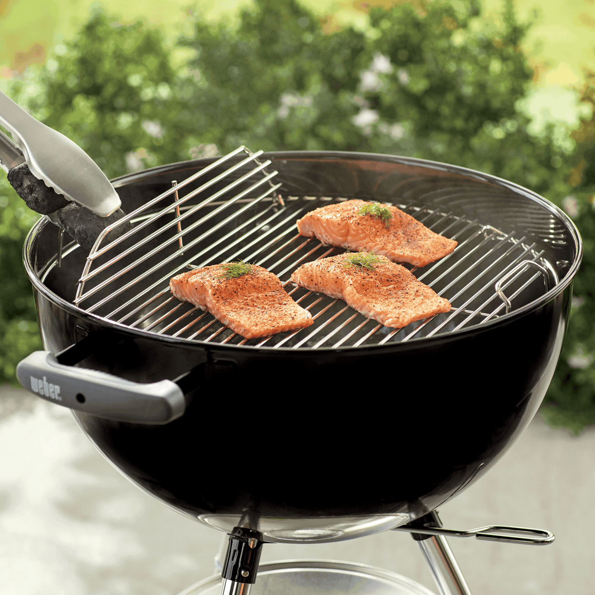 Charcoal 47cm Hinged Cooking Grill