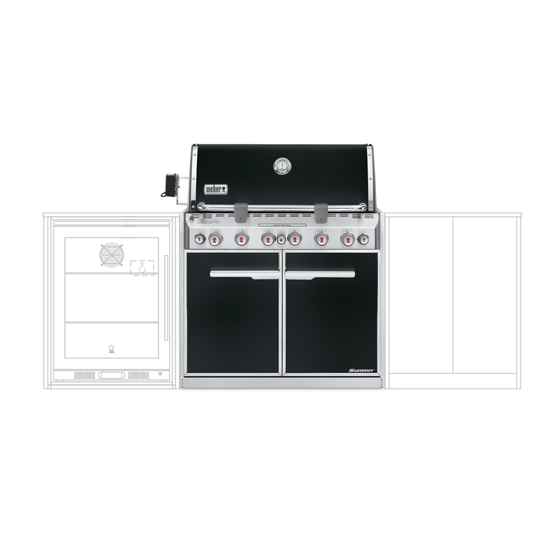 Summit® E-660 6-Burner Built-In Gas Barbecue (Natural Gas)