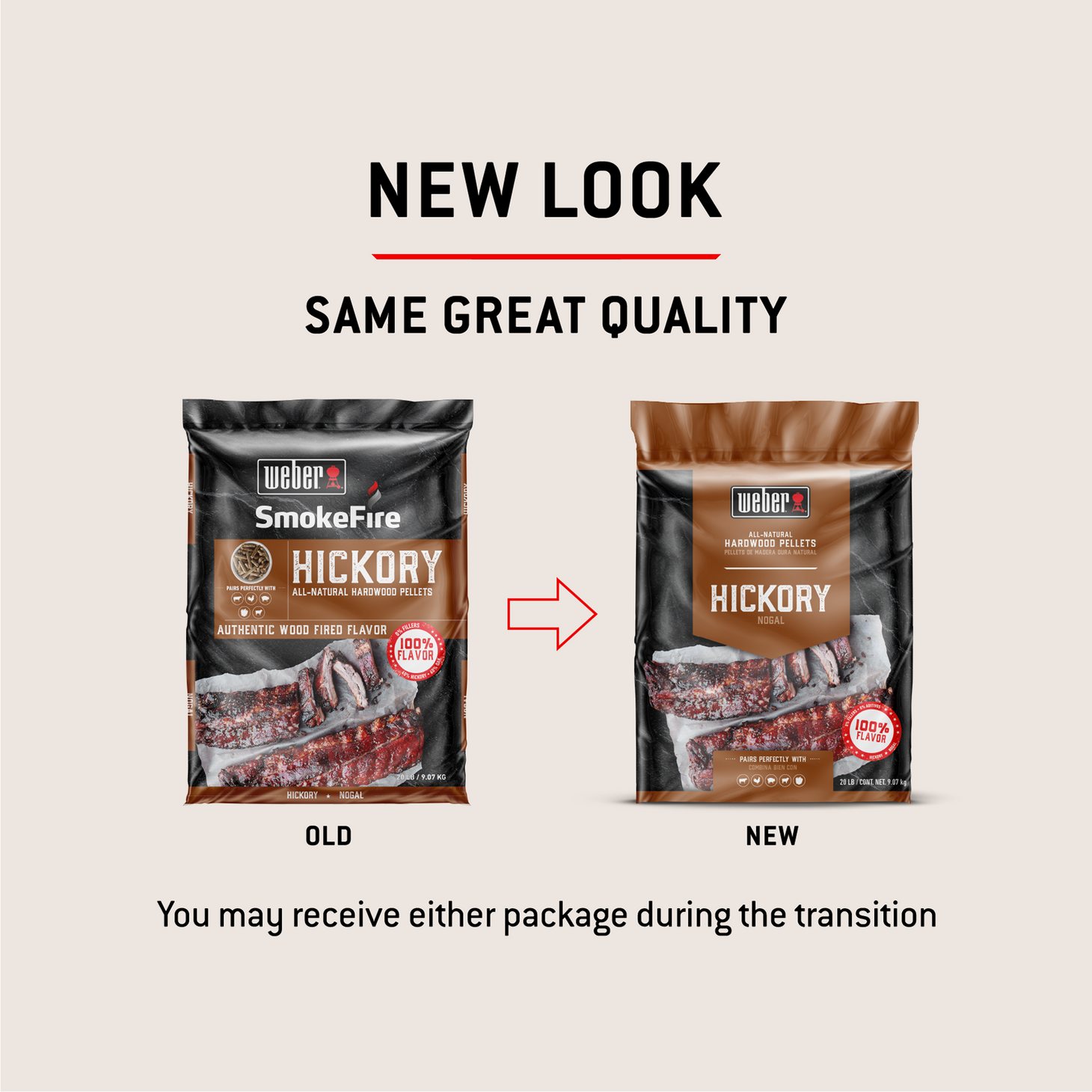 Hickory All-Natural Hardwood Pellets 9kg