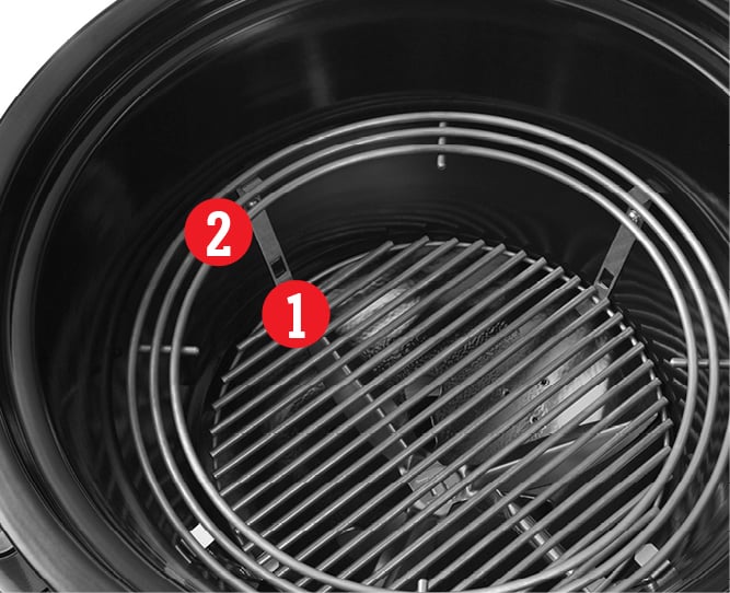 Dual-Position Fuel Grill