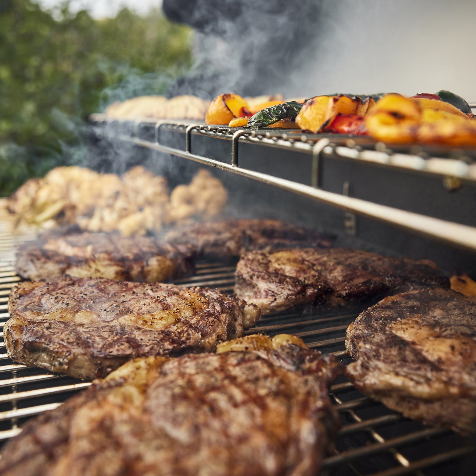 Full-grill sear zone