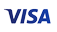 Visa logo on a white background